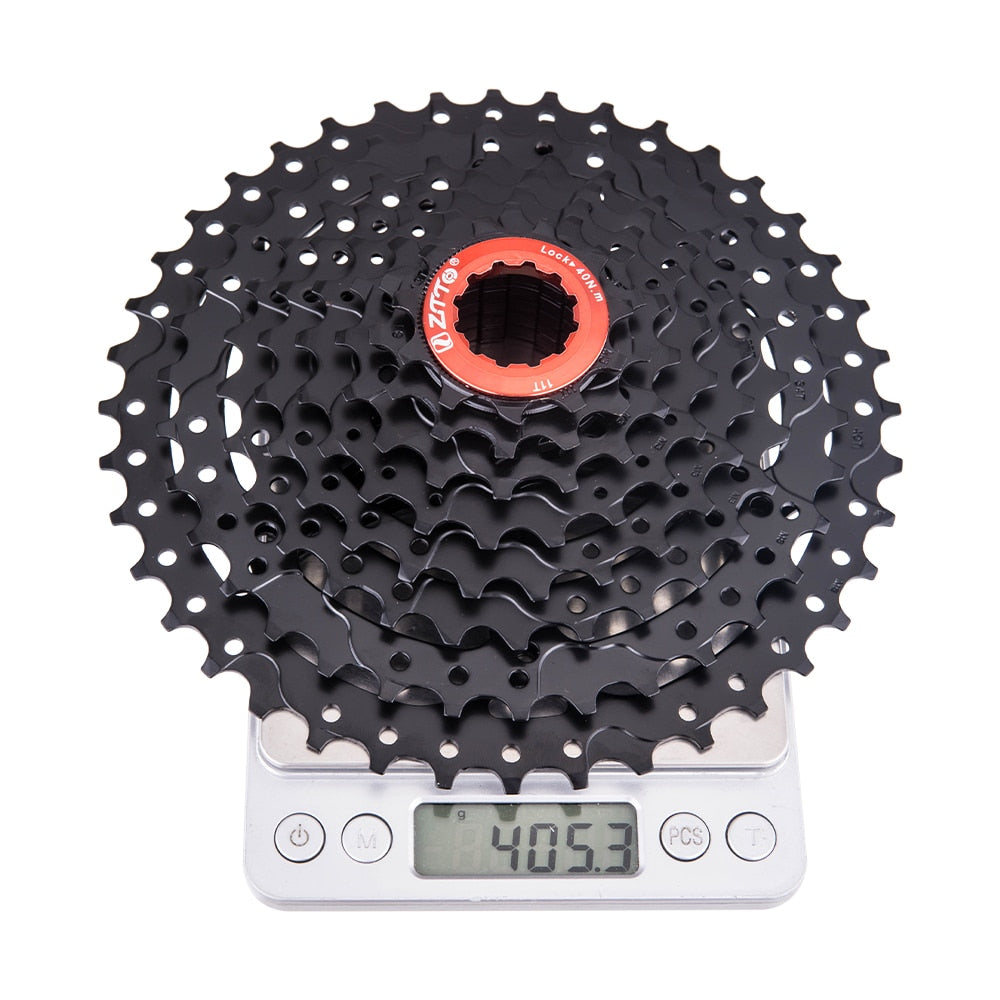 ZTTO MTB 8 Speed Cassette 11-40 Black Freewheel 11-40T k7 8speed Lightweight and durable for M410 X4 HG cassette Mountain Bike