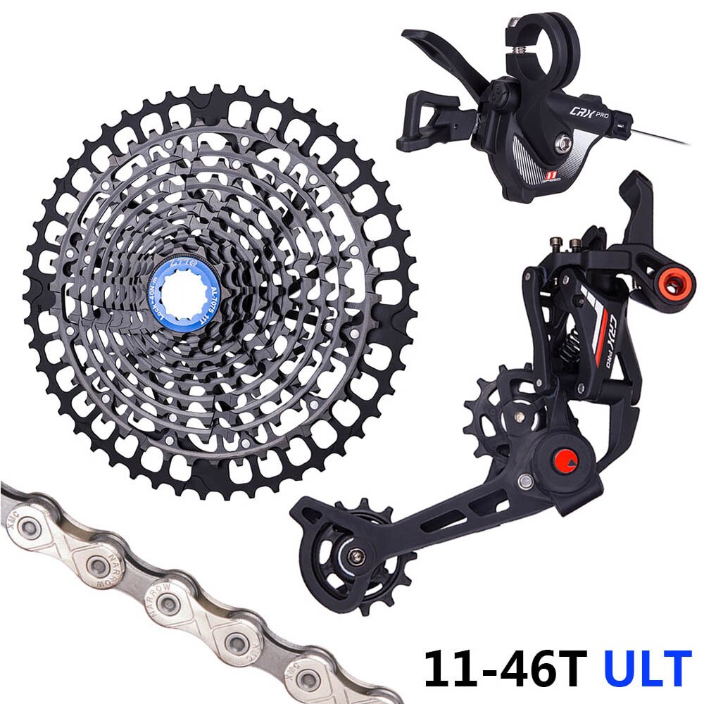 ZTTO MTB 11 Speed HG 11-52T Bicycle Group Set Cassette Chain CRX PRO Shifter Cluth Rear Derailleur Mountain Bike Sprocket Kit