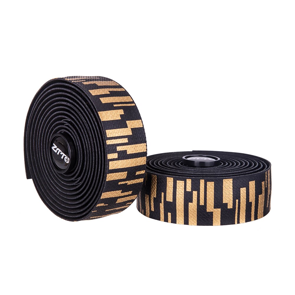 ZTTO Road Bike Handlebar tapes blue white gold teal Gradient color EVA PU Tape Durable Shock-Proof Bartape BD8