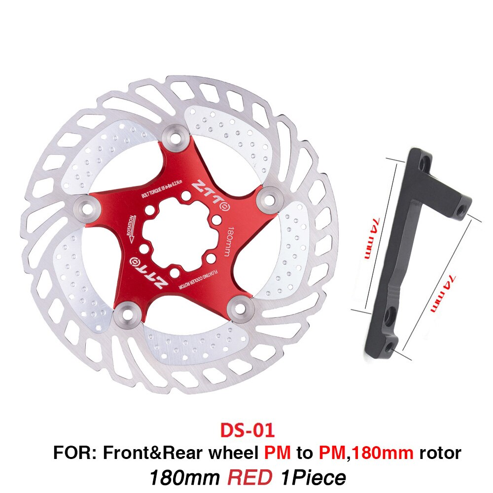 ZTTO Bicycle Brake Cooling Disc Floating Ice Rotor For MTB Gravel Road Bike 203mm 180mm 160mm 140 Cool Down Heat Sink RT99 RT86