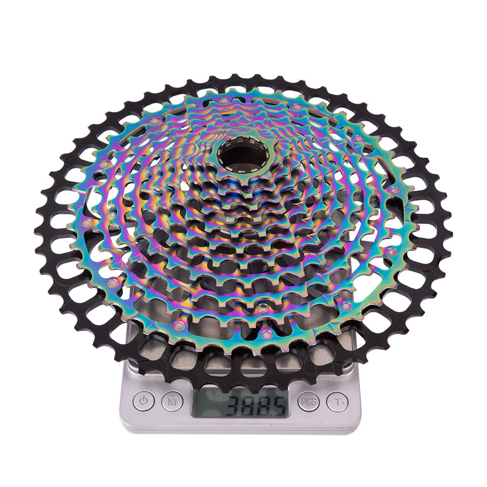 ZTTO Bicycle 11 Speed 9-50T Cassette ULT pro XD Cassette Colorful MTB ZTTO Ultimate pro Cassette Rainbow Ultralight 11s 1199 k7