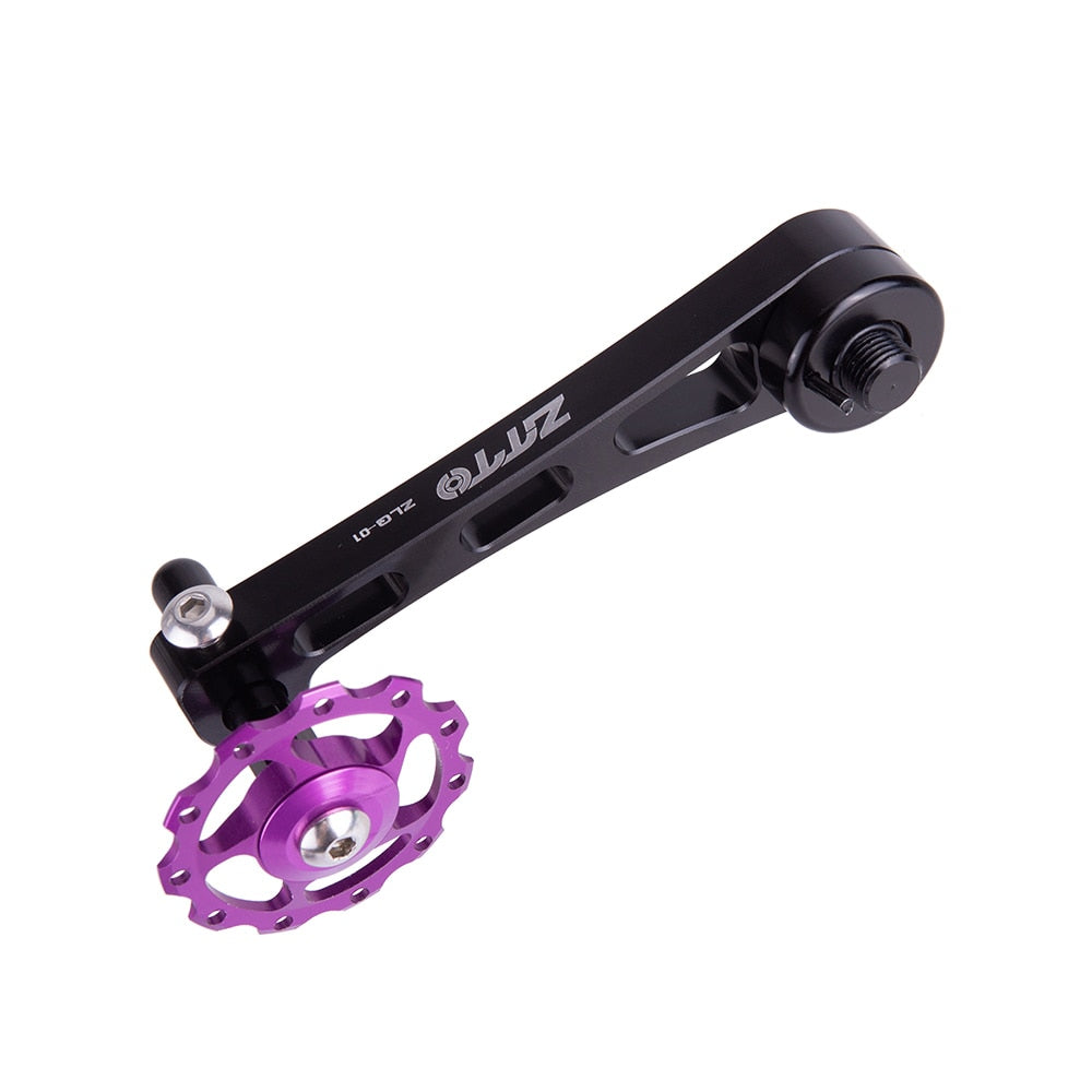 ZTTO MTB Bicycle Single Speed Derailleur Bicycle Chain Tensioner For hanger dropout frame Adjustable Bike Pulley jockey wheel