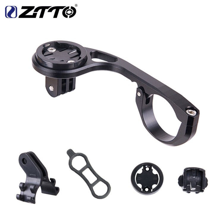 ZTTO Bicycle Out Front Aluminum Computer Holder GPS Mount FlashLight stander Sturdy Cameras Rack for Road Bike 25.4 31.8mm