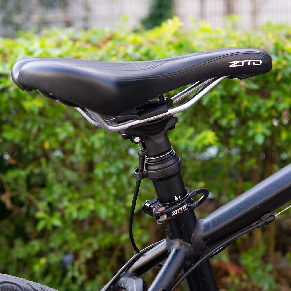 ZTTO MTB Dropper Seatpost Adjustable Suspension Seat Post Internal Routing External Cable Remote Lever 100mm Travel 30.9 31.6