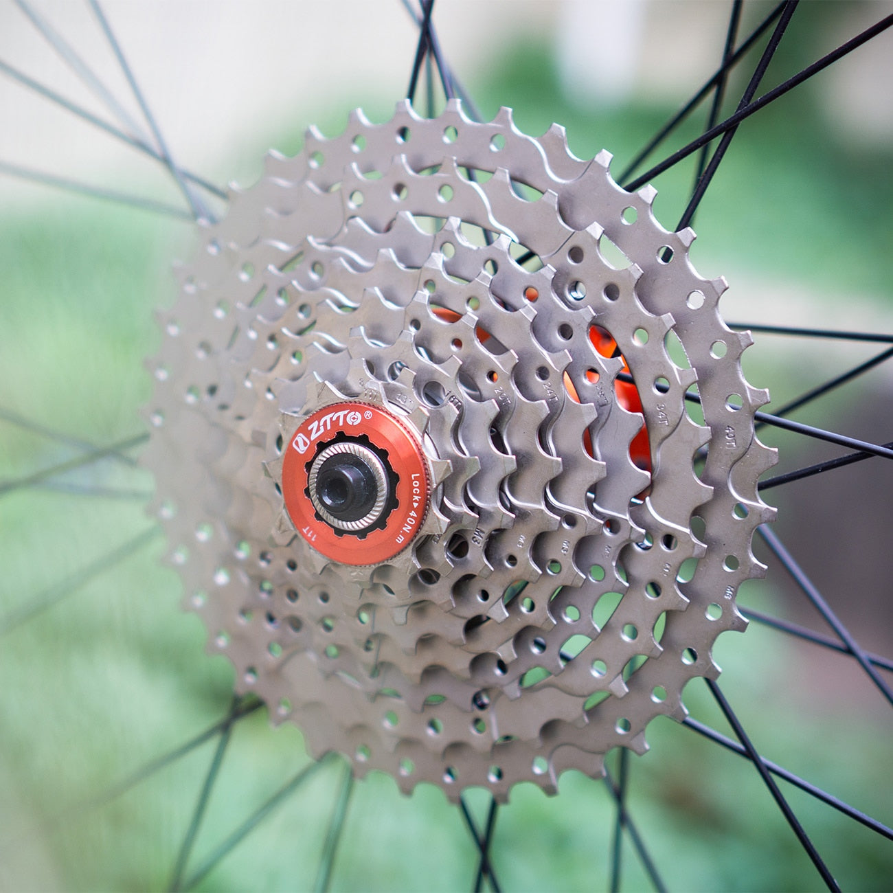 ZTTO MTB 8s 11-40T Cassette Bicycle 1x8 Speed Freewheel Durable Steel Gear K7 for M410 TX800 Mountain Bike Sprocket HG tpye