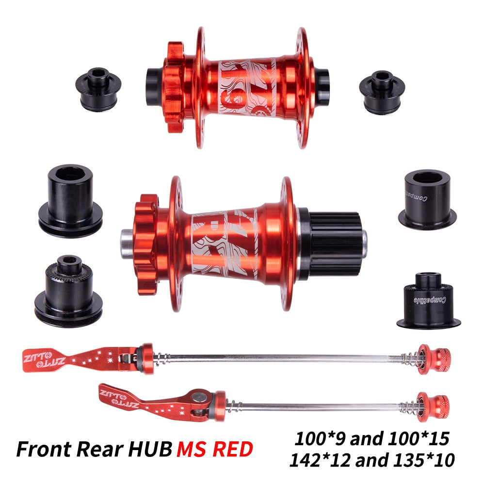 ZTTO Ratchet 54T Disc Brake MTB Hub 32H 32 Hole Thru Axle Maza Quick Release XD HG MS Núcleo Eccentric 142x12 135 Sealed Bearing