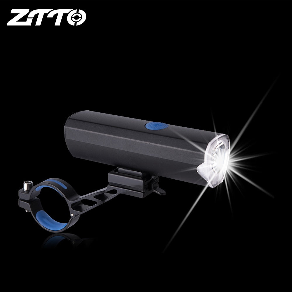 ZTTO Bicycle Light MTB Aluminum alloy Flashlight Bike High Brightness LED Front light Clamp Headlight Waterproof Recharge QL06