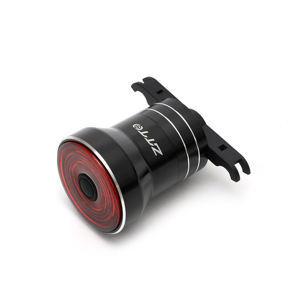 ZTTO Bicycle Brake Sensor Aluminum Trail Light Waterproof Cycling Rechargeable Safe Warning 100 Lumen Traillight