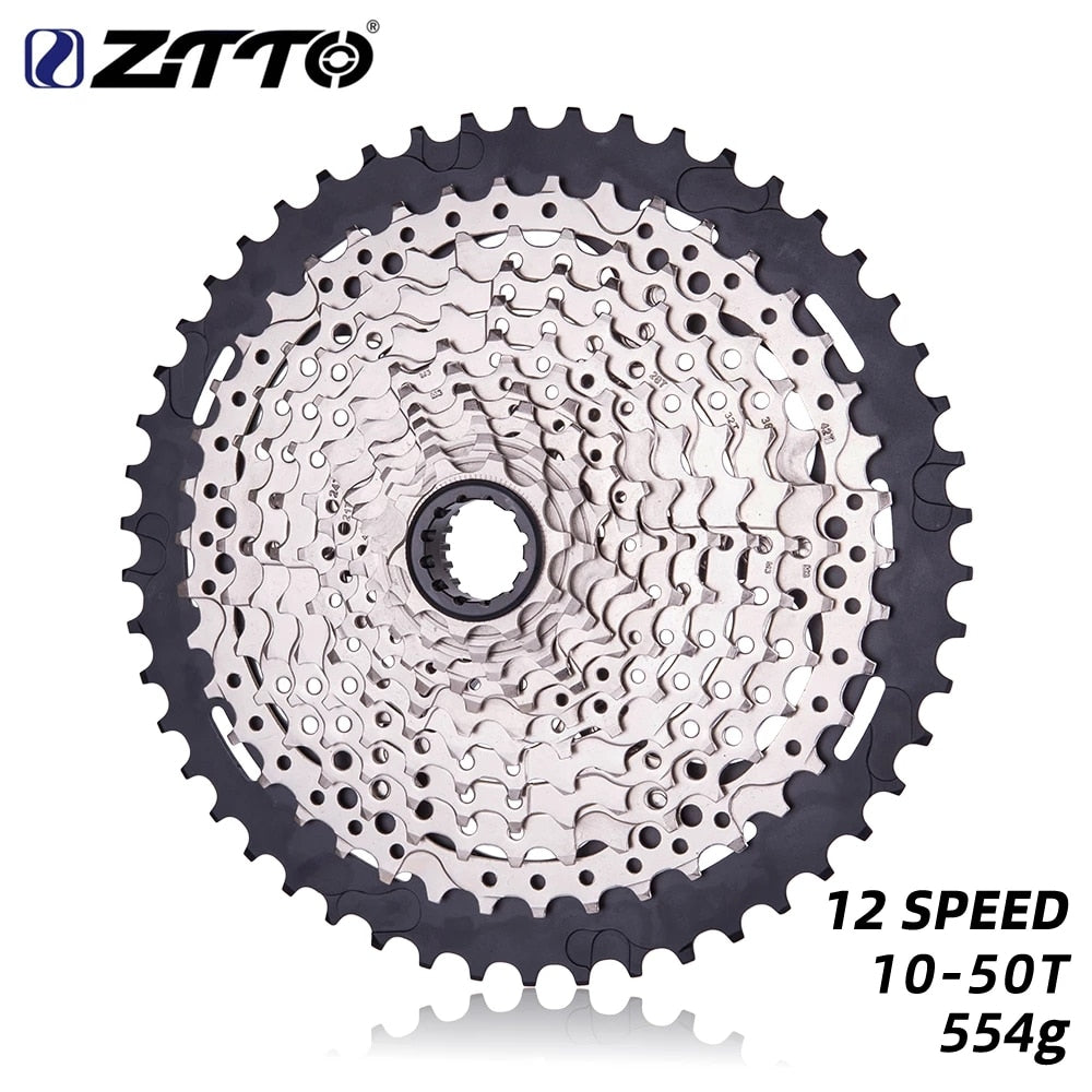 ZTTO MTB 12 Speed 10-50T Cassette Micro M6100 50T Sprocket 12s Spline Cassette k7 Fit For MS Hub Body M7100 m8100 12speed