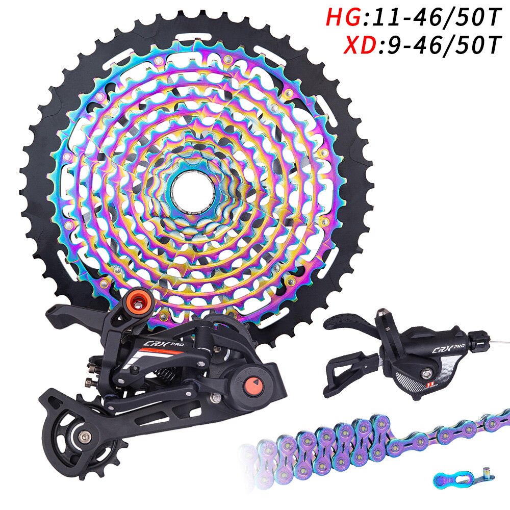 ZTTO Ultimate 1x11 MTB Groupset 9-50T 9-46T XD Cassette 11 Speed Rear Derailleur Clutch ULT Set Bicycle 11s Shifter Kit 11speed