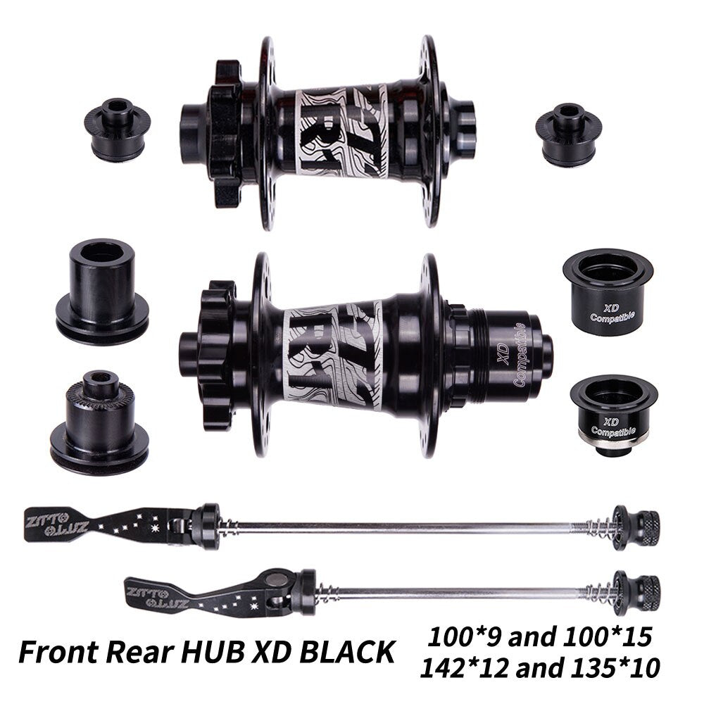 ZTTO MTB Ratchet 54T Disc Brake 32 Hole Hub 32H Thru Axle Quick Release XD HG MS Núcleo 142 12 100 135 Sealed Bearing Core