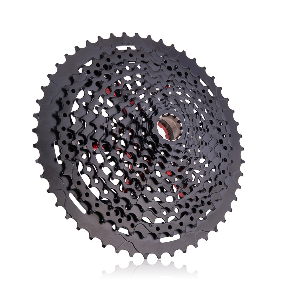 ZTTO MTB 12 Speed 9-50T Cassette XD Sprocket Black 9-50 Steel Cassette e13 556% Range 12s Compatible 12speed GX Eagle M7100 k7