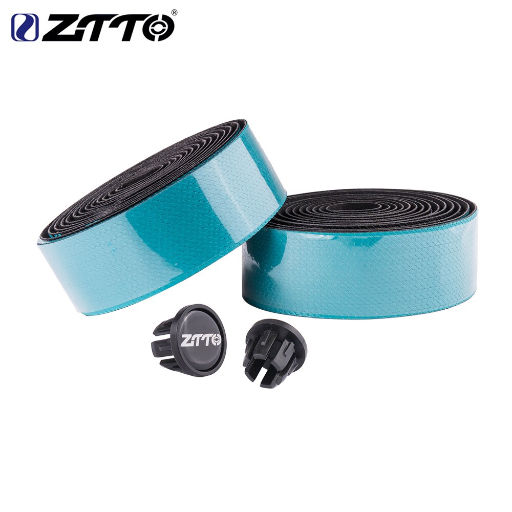ZTTO Road Bike Bar Tape Colorful Gradient Color Gold Green Teal Handlebar Tapes EVA PU Tape Durable Shock-Proof Bartape BD3