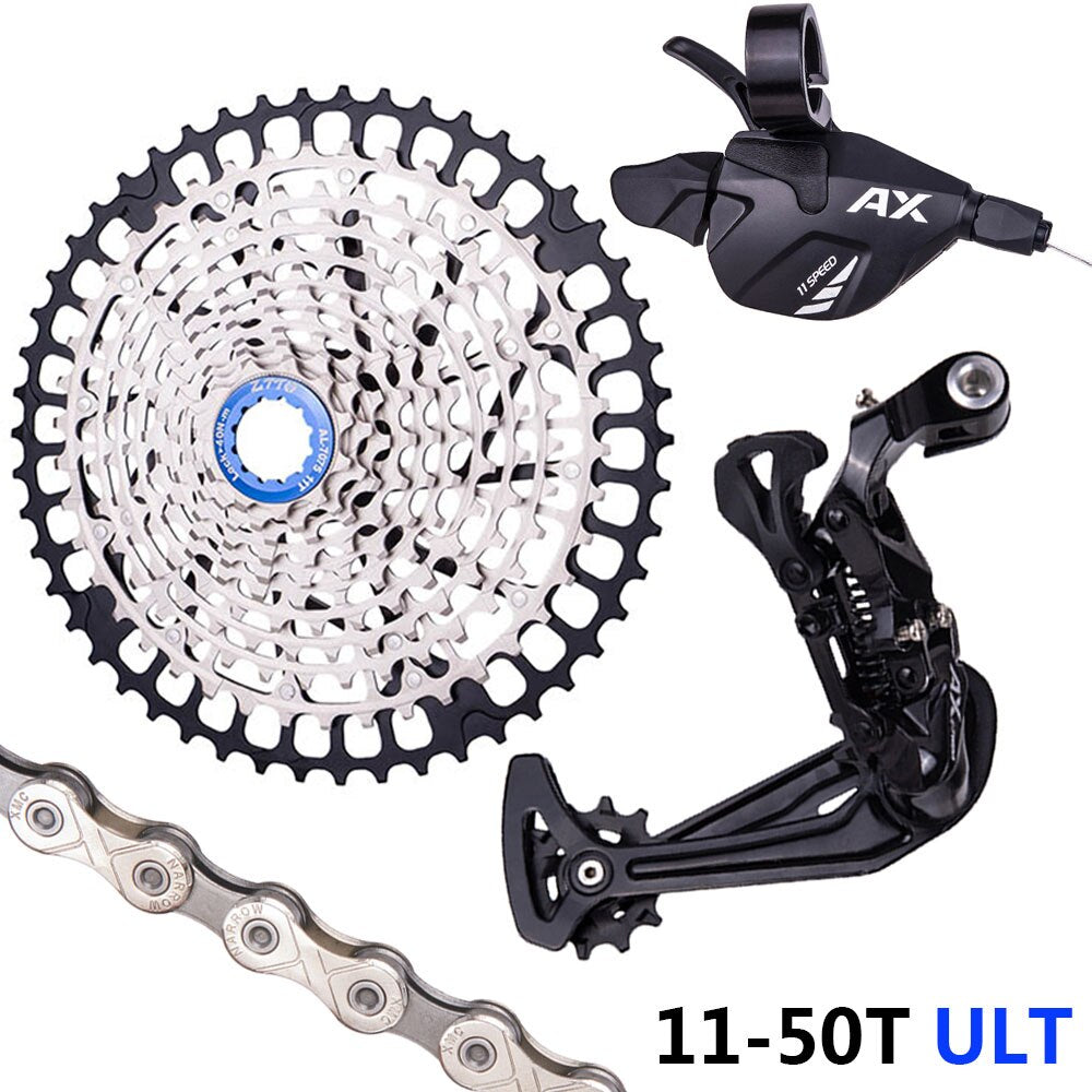 ZTTO MTB 11 Speed HG Bicycle Groupset Shifter Rear Derailleur Cassette Spocket Chain 11-46T 50T 52T Mountain Bike Kit Ultralight