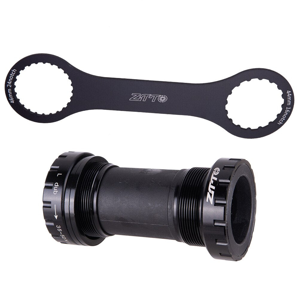 ZTTO Bicycle BSA DUB Bottom Bracket Sealed Bearing English Thread 68 73mm BSA68 Shell 28.99mm Spline Axis MTB Road Bike Crank
