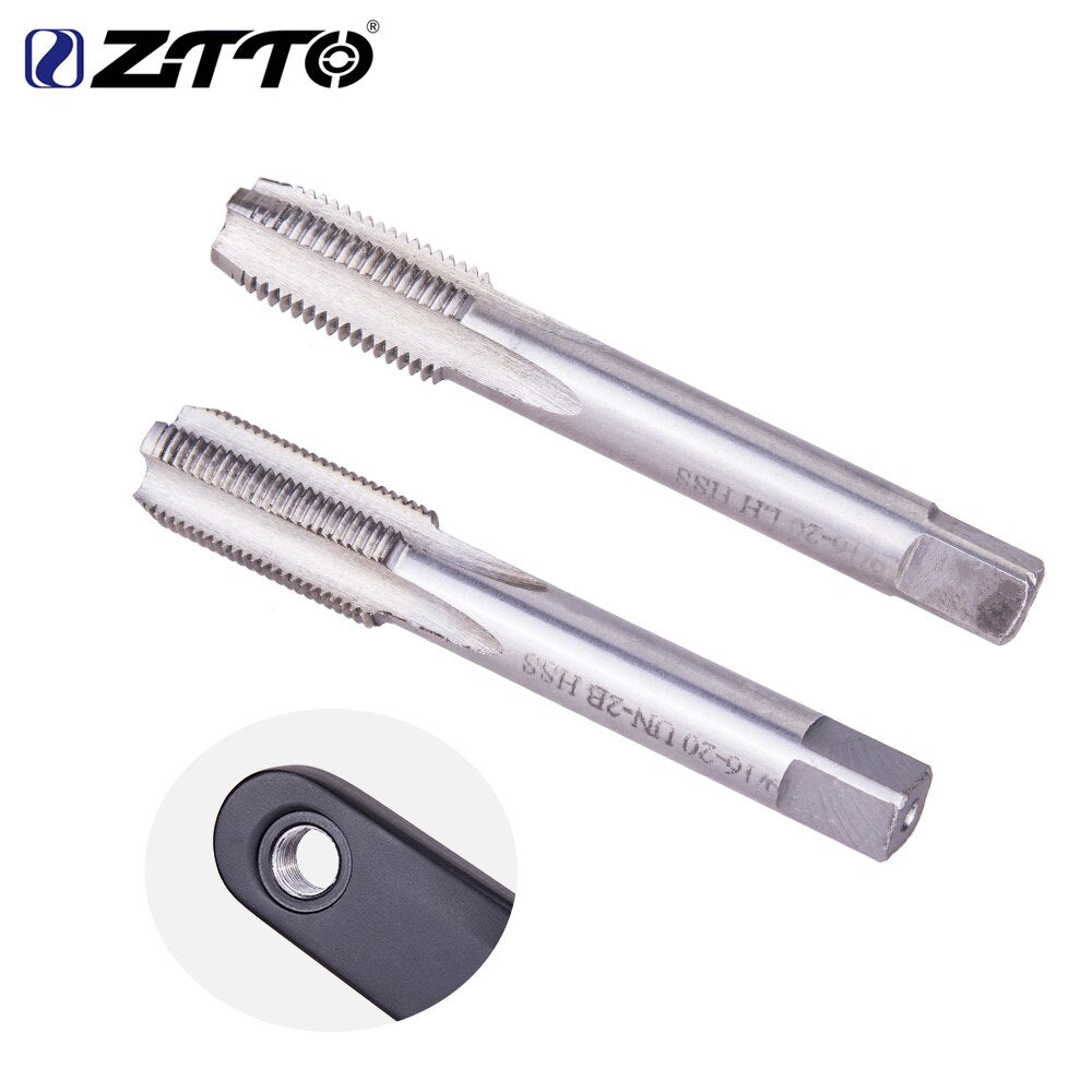 ZTTO Bicycle Crank Pedal Thread Tapping Device Crankset 9/16 Inch Driv