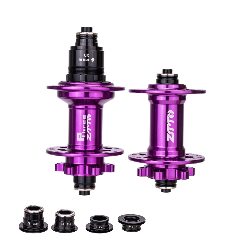 ZTTO MTB 6 Pawls Disc Brake Hub 32 Holes P3 VS DT 370 xm490 D042SB 32h Maza Thru Axle Quick Release 142x12 135x10 Sealed Bearing