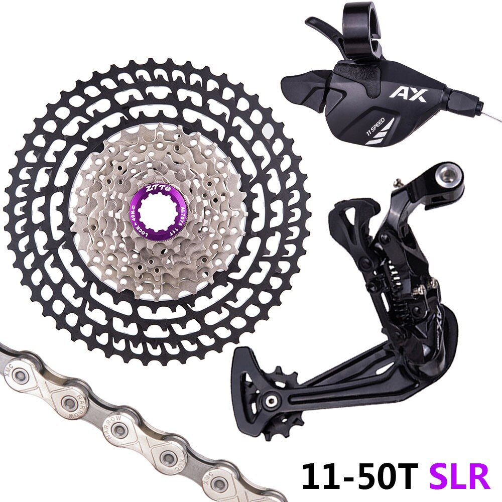 ZTTO MTB 11 Speed HG Bicycle Groupset Shifter Rear Derailleur Cassette Spocket Chain 11-46T 50T 52T Mountain Bike Kit Ultralight