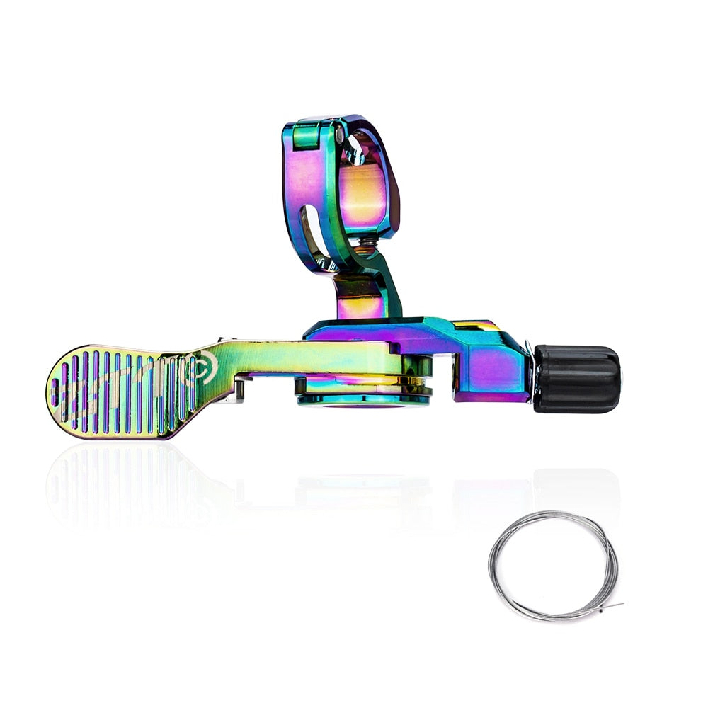 ZTTO MTB Dropper Seat Post Lever Bicycle Seatpost Remote Controller Adjustable Handle Bearing Mechanical Universal Shifter Style