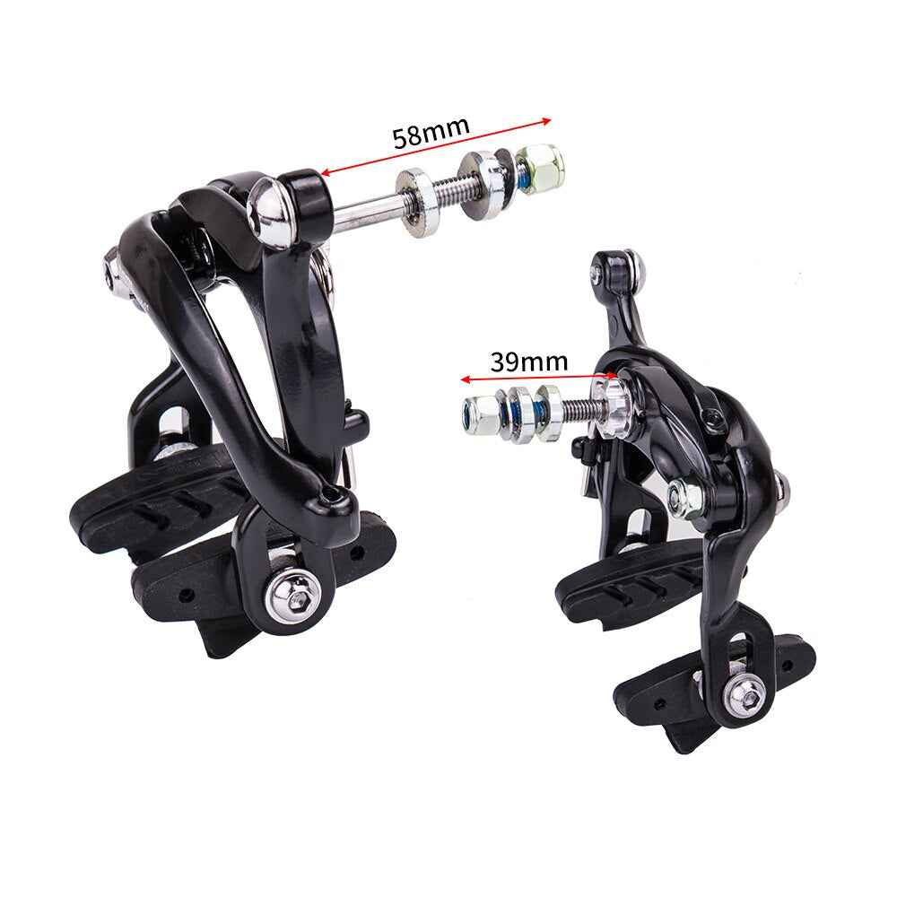 ZTTO Bicycle Right Side Pull Brake set C Calipers Rim Brake For Folding Bike 16inch 18inch S M P handlebar E L R Universal
