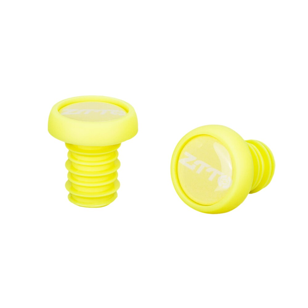 ZTTO Bicycle Silica Gel Colorful handlebar ends MTB Grips cap cover Impact protected bar Plugs