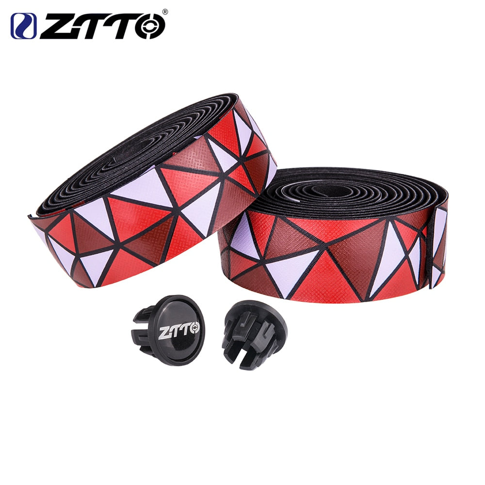 ZTTO Road Bike Bar Tape Handlebar EVA PU Tape High Quality Durable Shock-Proof Roadbike High Toughness Bartape With Bar Plug BD3