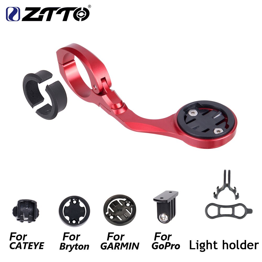 ZTTO Bicycle Out Front Aluminum Computer Holder GPS Mount FlashLight stander Sturdy Cameras Rack for Road Bike 25.4 31.8mm