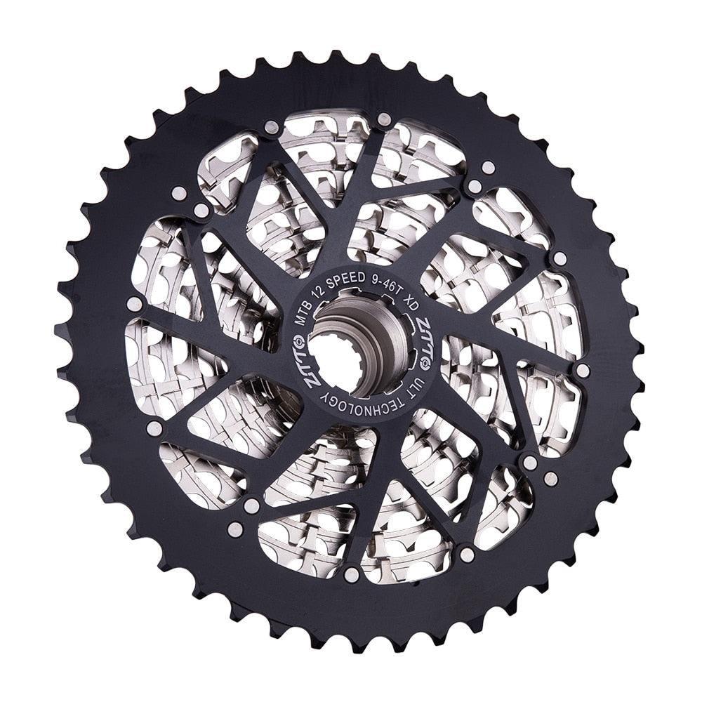ZTTO ULT 12 Speed 9-46T Cassette MTB XD Cassette Ultralight 363g Steel Durable Ultimate 12s Sprocket 9-46 k7 9 to 46