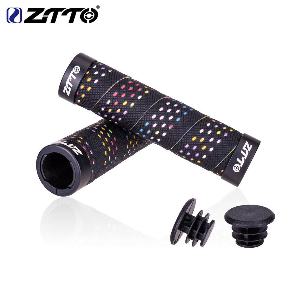 ZTTO MTB Cycling Handle Bar Tape Grips Lockable Grip Anti Slip For 22.2mm Handlebar Replaceable Tape Black Red Yellow Green