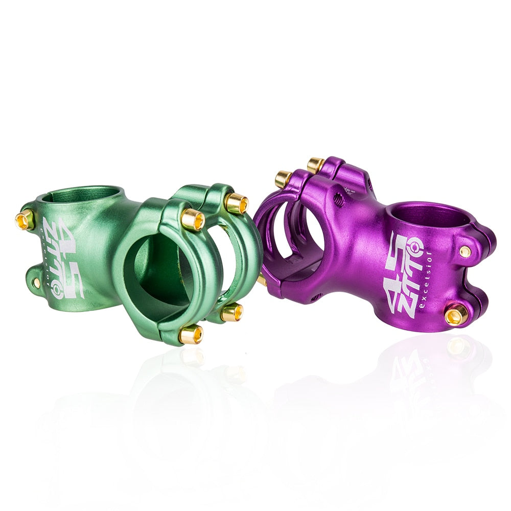 ZTTO Bicycle MTB 45mm Stem 7 Degree 31.8mm Lightweight Purple Green Black Red Road Bike Gravel Short High Strength