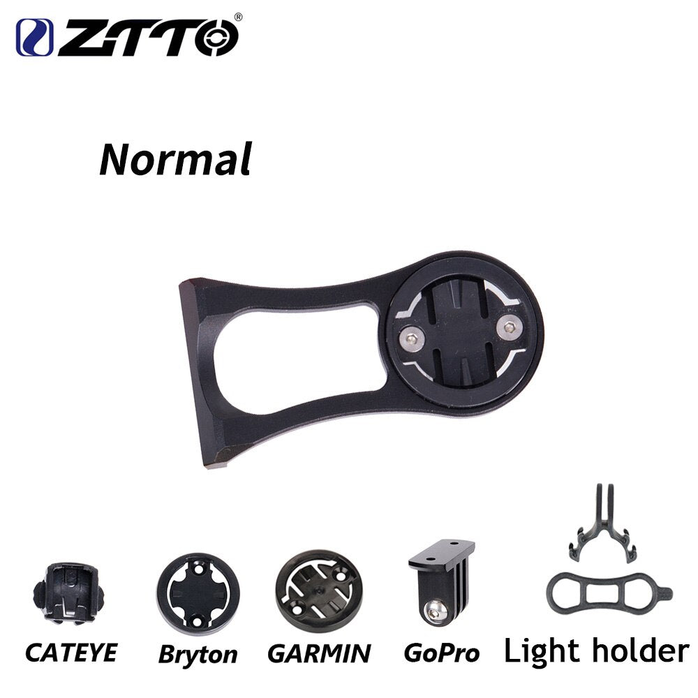 ZTTO Bicycle Parts MTB Road Bike Bicycle Computer Mount Holder Handlebar Stem Mount For GARMIN For CATEYE For GoPro Used