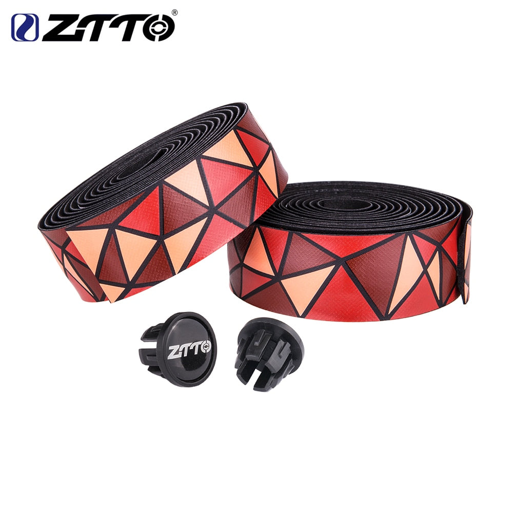 ZTTO Road Bike Bar Tape Handlebar EVA PU Tape High Quality Durable Shock-Proof Roadbike High Toughness Bartape With Bar Plug BD3