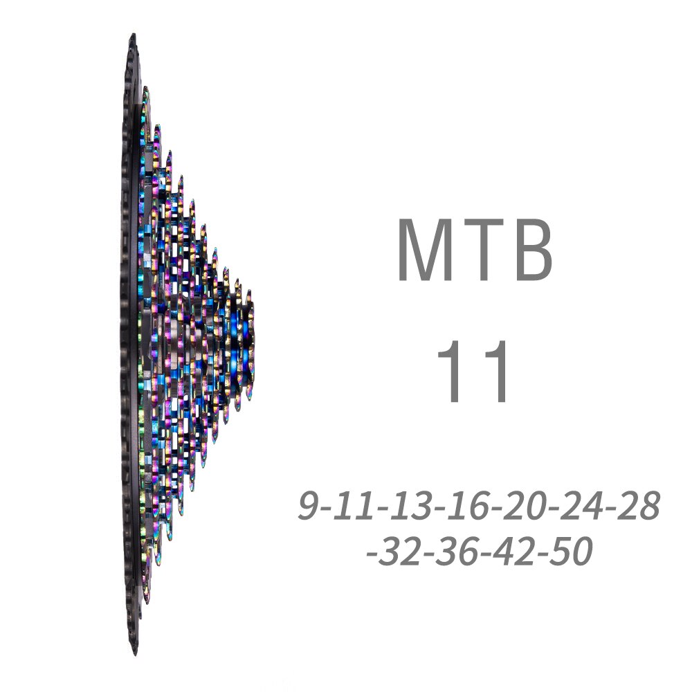ZTTO MTB 11 Speed 9-50T Cassette XD Ultimate Pro ULT Golden Rainbow 372g Steel Durable Sprocket Ultralight 11s 9-50 k7 9 to 50
