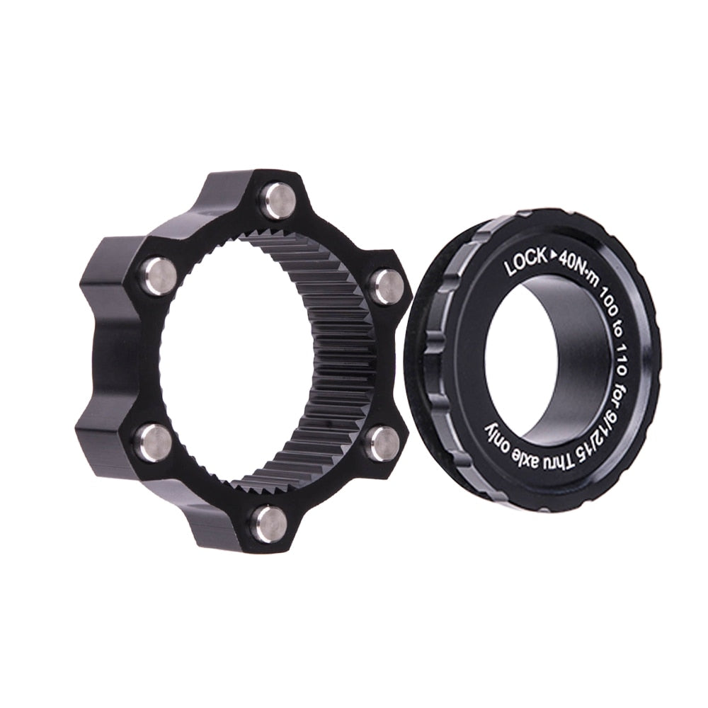 ZTTO Bicycle Hub Center Lock Adapter to 6 Bolt Disc Brake Boost Hub Spacer 15x100 to 15 x 110 Front Rear Washer 12x148 Thru Axle