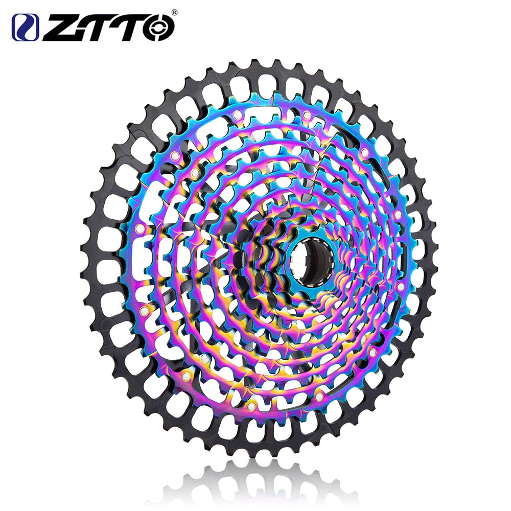 ZTTO MTB 11 Speed 9-50T Cassette XD Ultimate Pro ULT Golden Rainbow 372g Steel Durable Sprocket Ultralight 11s 9-50 k7 9 to 50