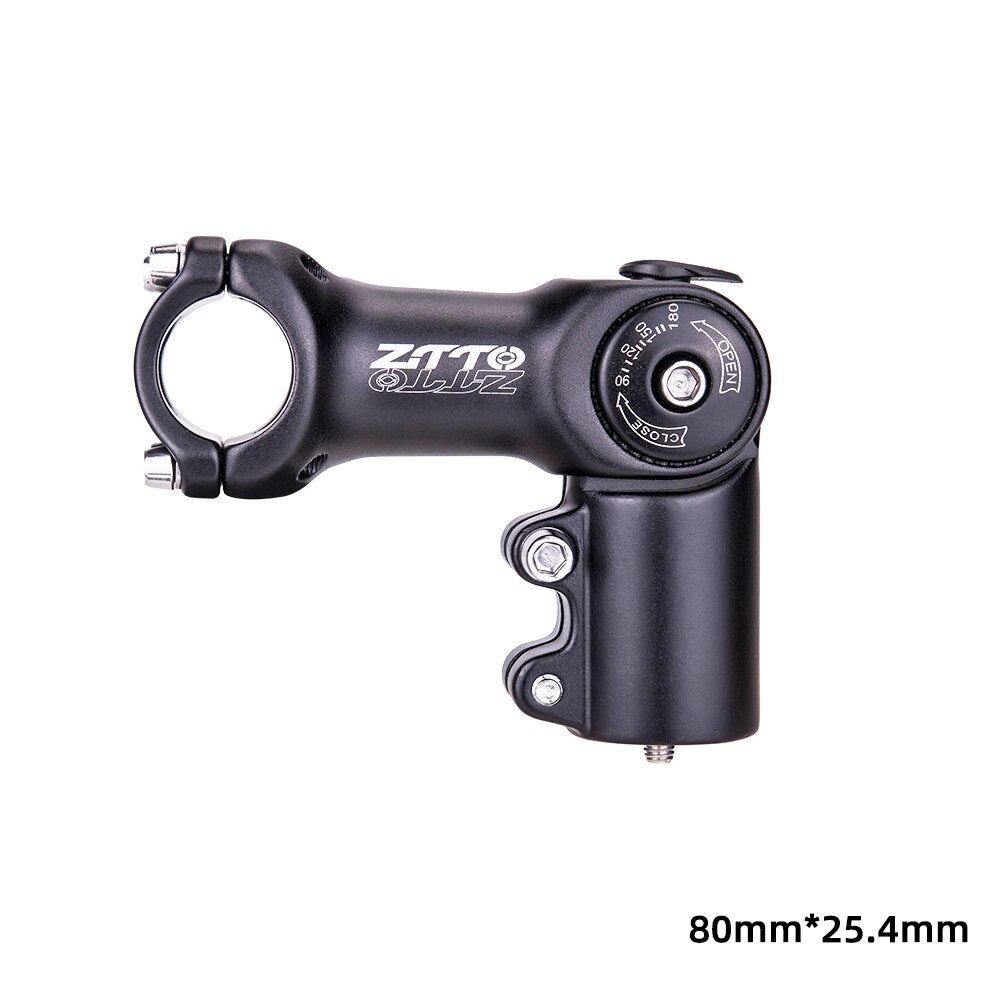 ZTTO Bicycle Part 160 Degrees Adjustable Riser Compatible With MTB Road City Bike Stem Fork Extension 90mm 110mm*31.8