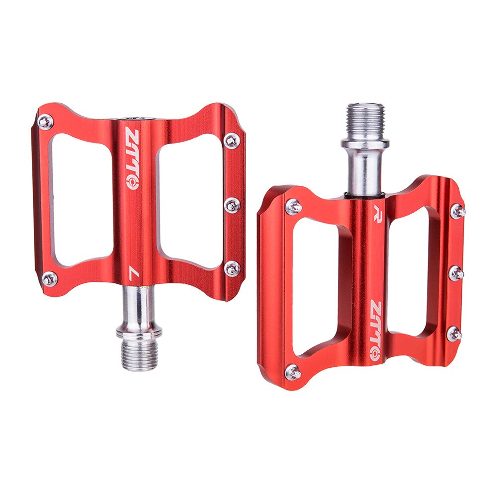 ZTTO Road Bike Ultralight Flat Pedal Aluminum Alloy Bicycle Bearings Anti-Slip Folding Pedals Cycling JT06