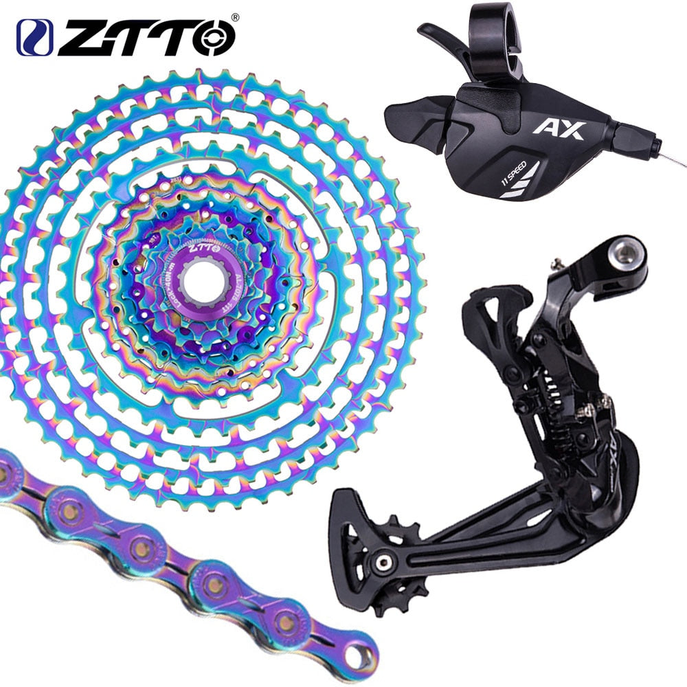 ZTTO MTB 11 Speed HG Bicycle Groupset Shifter Rear Derailleur Cassette Spocket Chain 11-46T 50T 52T Mountain Bike Kit Ultralight