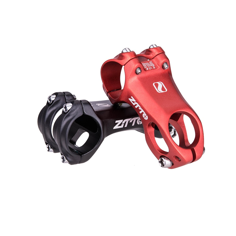 ZTTO Bicycle XC MTB Stem 80mm 20 Degree Road bike Gravel Aerodynamics Stem Negative angle High Strength Lightweight 31.8mm