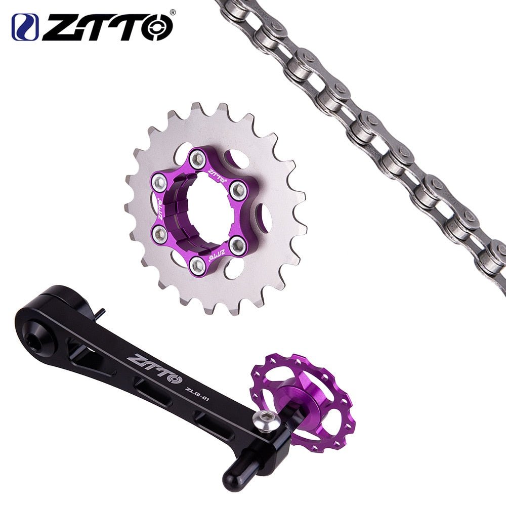 ZTTO MTB Single Speed Groupset Cassette Cog 1Speed Chain Fix Gear 16T 17T 18T 19T 20T 21T 22T 23T K7 Bicycle Sprocket