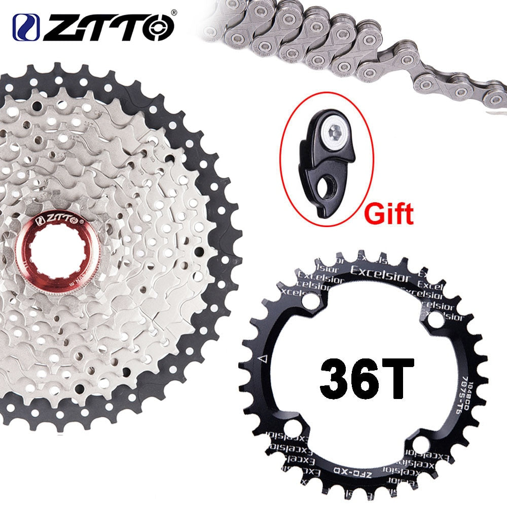 ZTTO MTB 10 Speed 11-42T 40T Cassette Bicycle Sprocket 10speed 10s Freewheel 10v K7 Range Fit for M780 M590 M6000