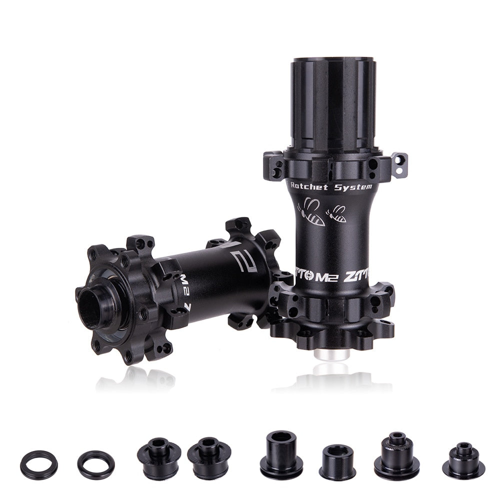 ZTTO M2 MTB Straightpull Hub Ultralight 28 Hole 54T Ratchet HG XD MS Core fit 12 speed Thru Axle QR 28h Bicycle Hub