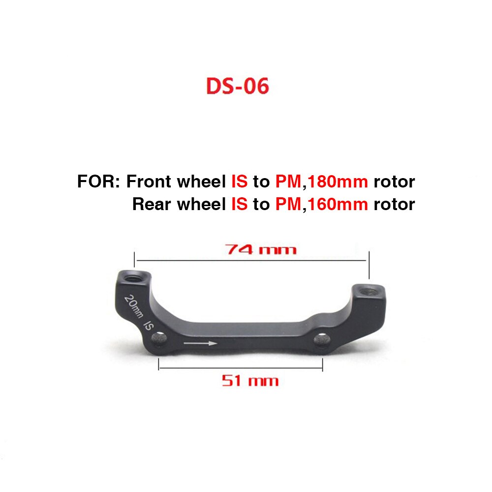 ZTTO MTB Disc Brake Mount Adapter Bracket IS PM To PM Disc Brake Spacer CPS washer Adaptor For 140 160 180 203mm Rotor