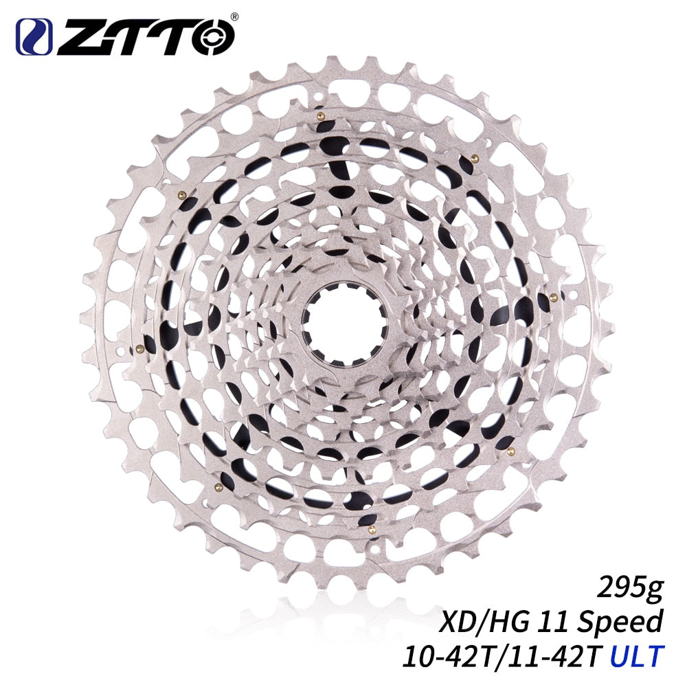 ZTTO Bicycle 11 Speed XD 10-42T Cassette Ultimate HG 11-42T 11Speed MTB Freewheel CNC Steel Sprocket for x1 xx1 m8000 xt