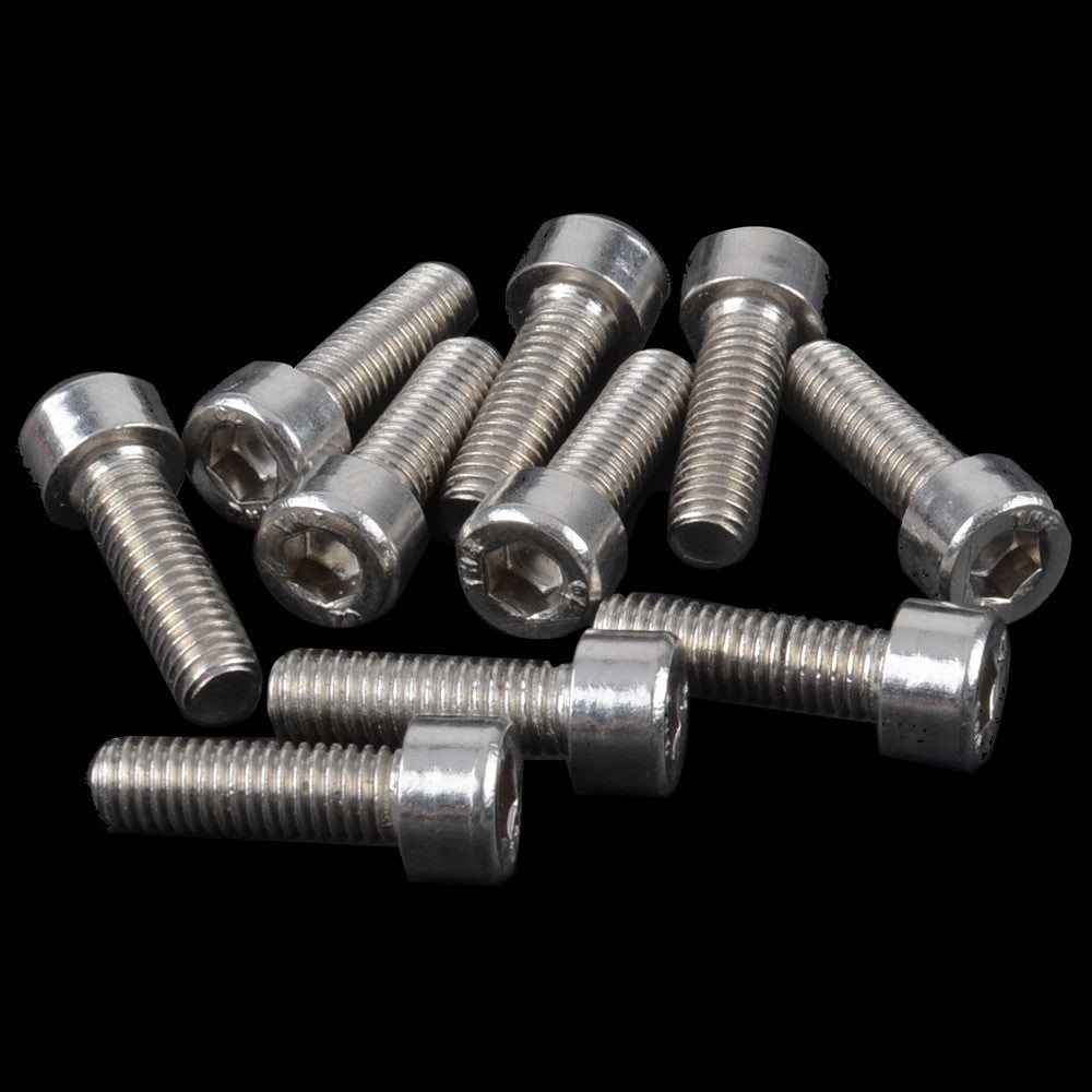 ZTTO Bicycle Parts Water Bottle Cage Stainless Steel Hex Socket Screws M5*12mm Cylinder Head Bolt Cup Head Screws 2PCS
