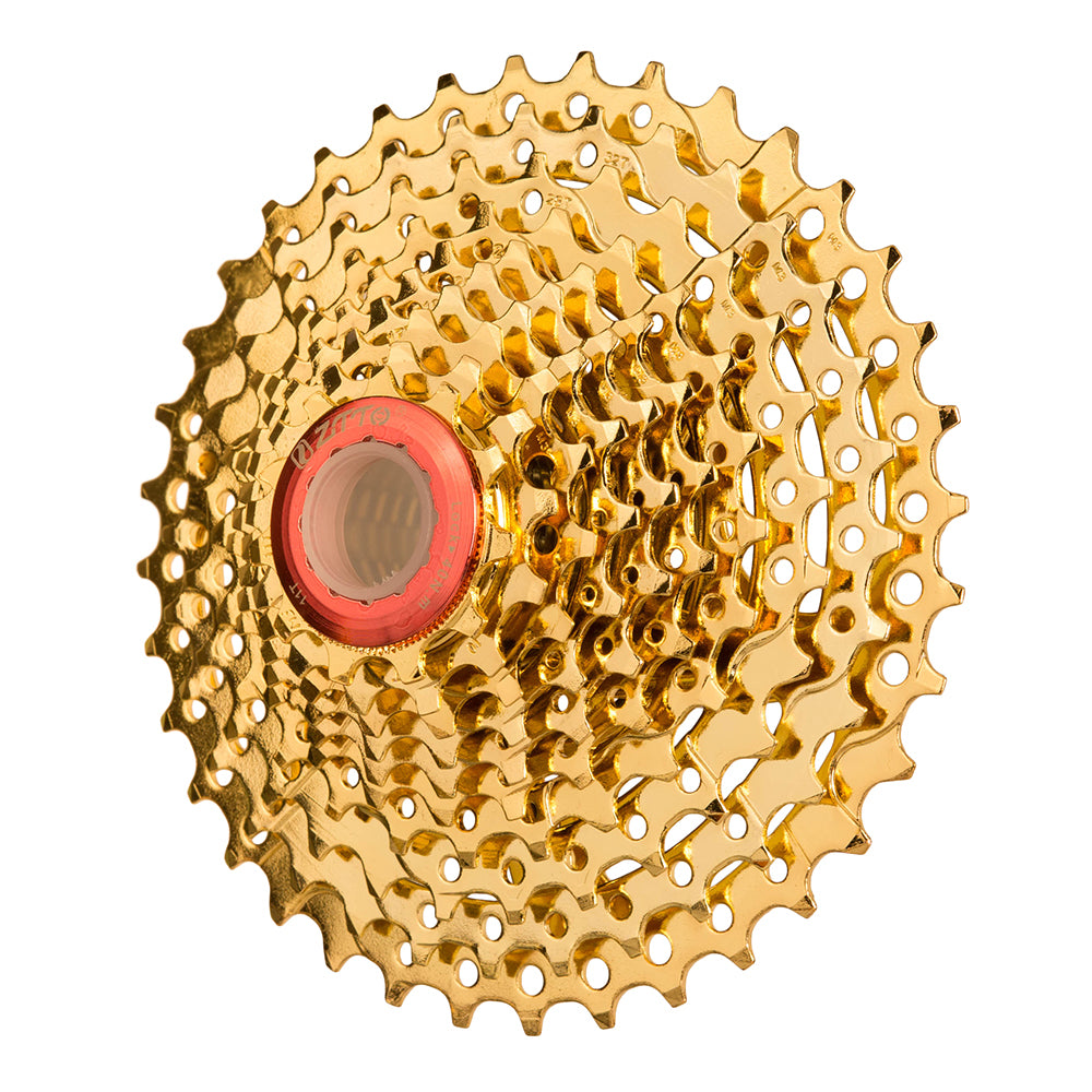 ZTTO 10 Speed Gold Freewheel 10s Cassette 11-36 T Golden Flywheel durablefor M610 XT M785 SLX M670 M975 K7 NX GX MTB parts