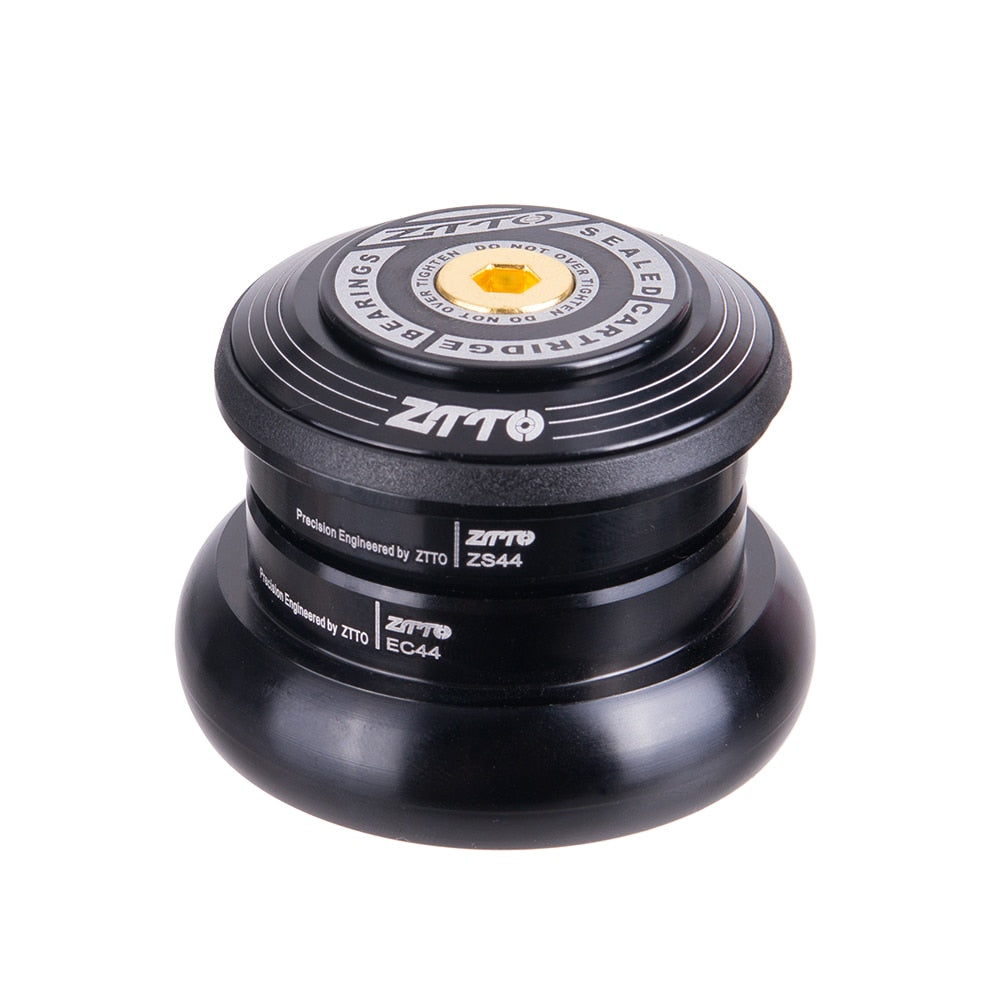 ZTTO Bicycle Headset 4444T MTB 44mm ZS44 EC44 CNC 1 1/8"-1 1/2" Straight Tube Frame to Tapered Tube Fork 1.5 Adapter Headset