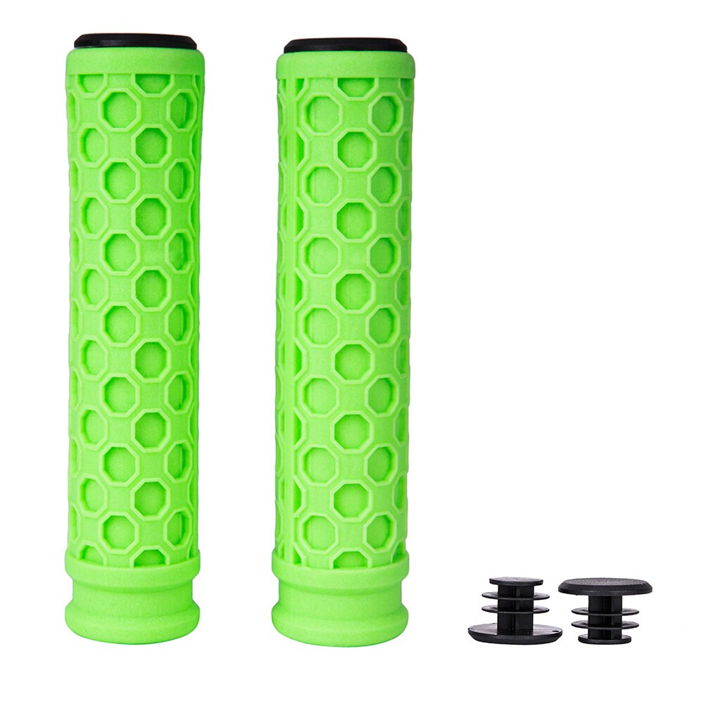 ZTTO Bicycle Parts MTB Mountain Bike Road Bicycle Real Silicone Shock-Proof Anti-Slip Grips 1 Pair