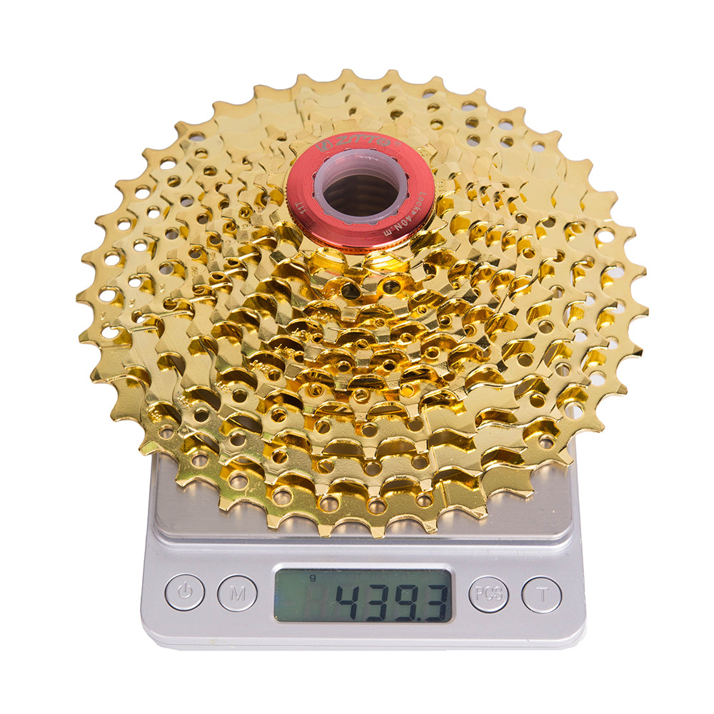 ZTTO 10 Speed Gold Freewheel 10s Cassette 11-36 T Golden Flywheel durablefor M610 XT M785 SLX M670 M975 K7 NX GX MTB parts