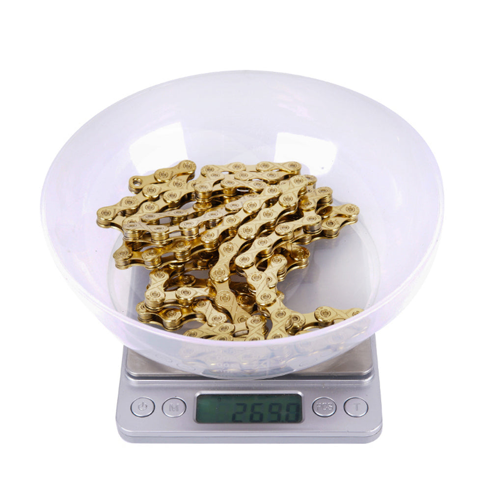 ZTTO 20s 30s 10 Speed Chain Gold Bicycle Parts for MTB Mountain Bike Road Bicycle Compatible